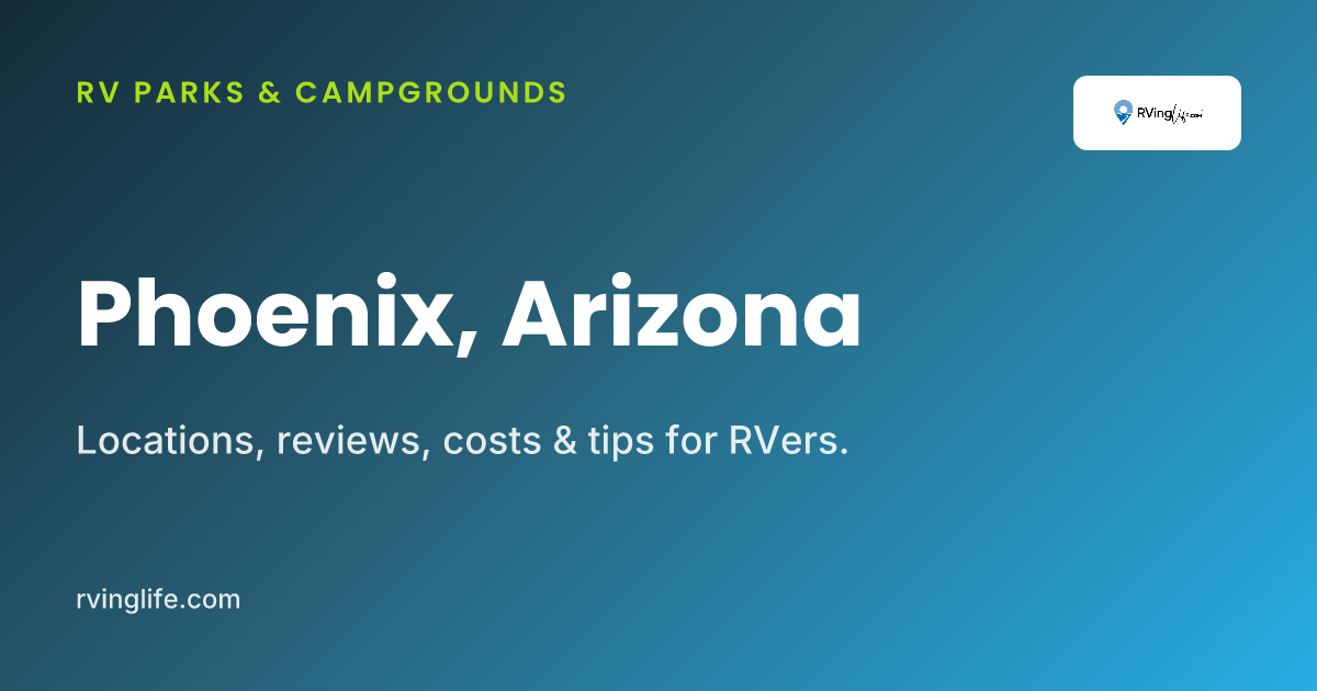 RV Parks In Phoenix, Arizona