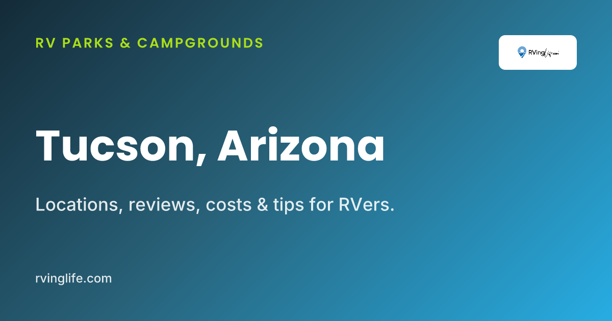 RV Parks In Tucson, Arizona