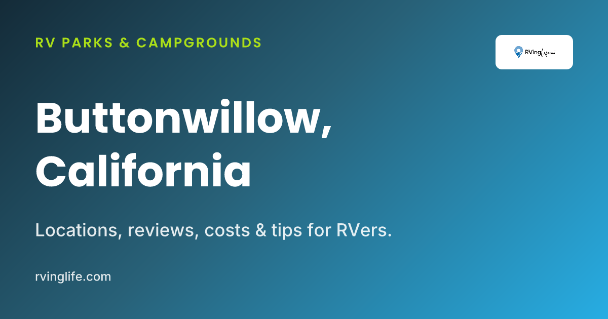 RV Parks In Buttonwillow, California