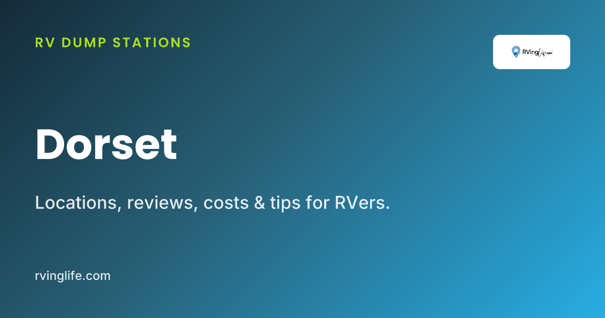 Motorhome Elsan Points In Dorset -- Find Elsan Points Online