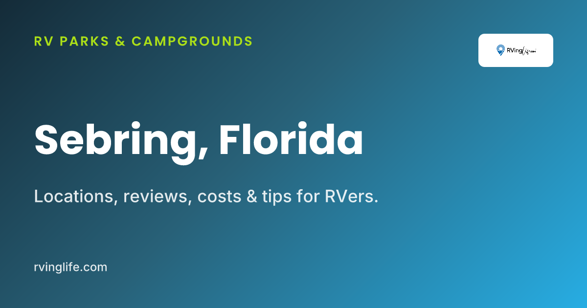 RV Parks In Sebring, Florida