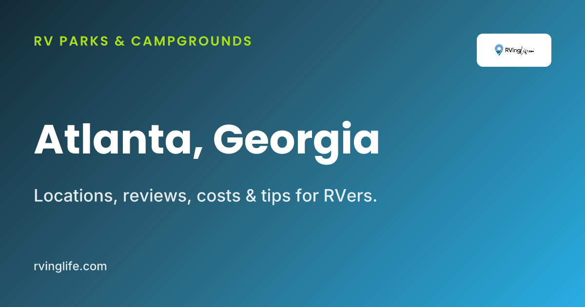 RV Parks In Atlanta, Georgia