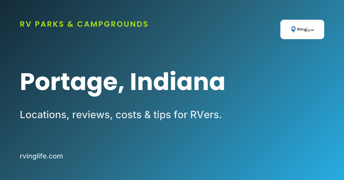 RV Parks In Portage, Indiana