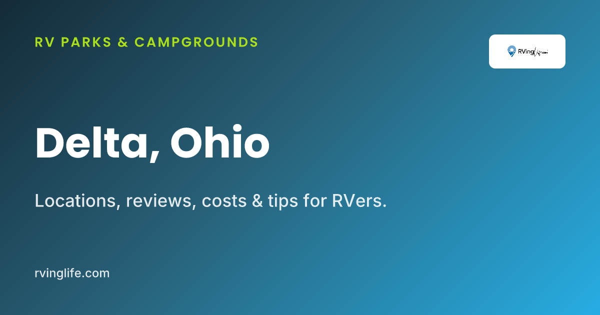 RV Parks In Delta, Ohio
