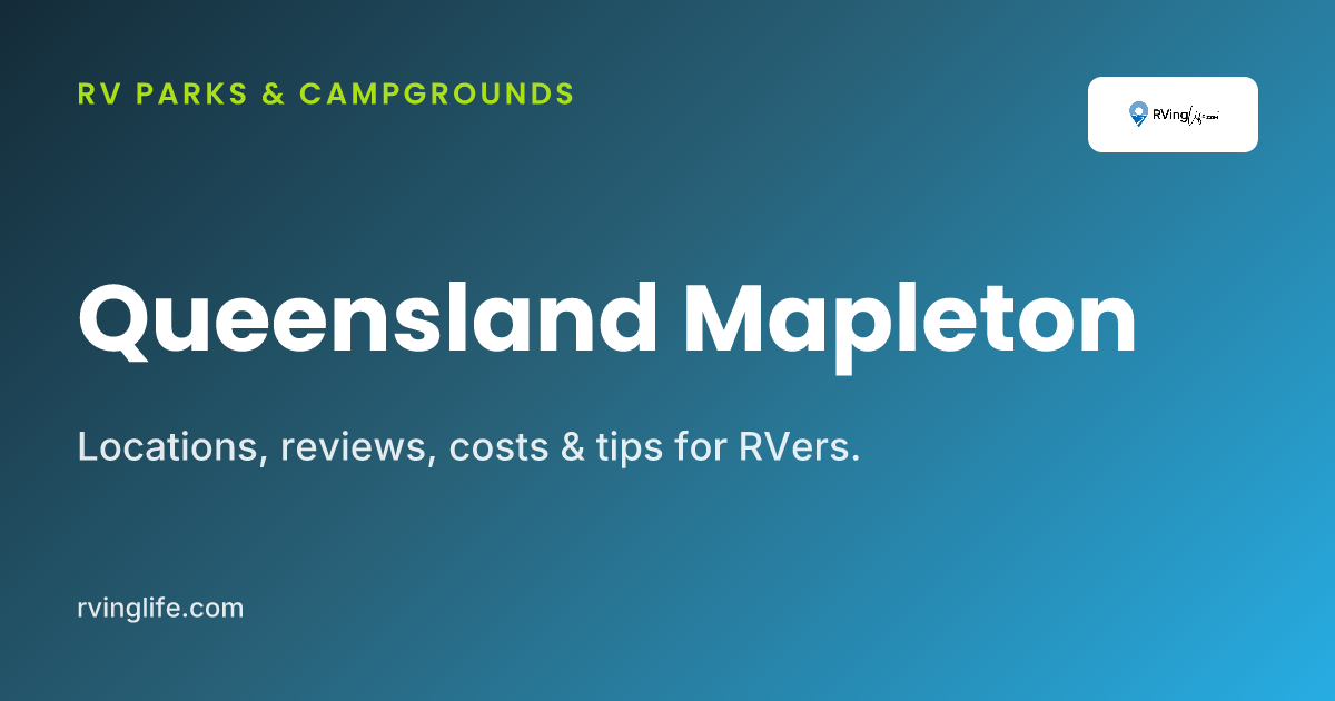 Caravan Parks In Mapleton, Queensland