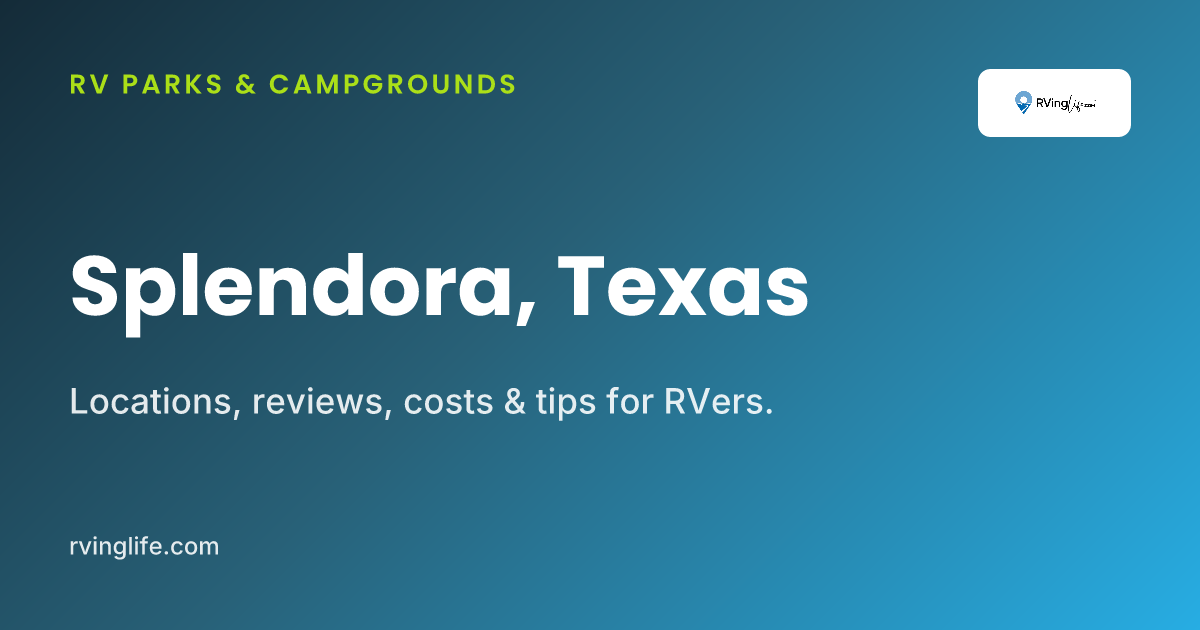 RV Parks In Splendora, Texas