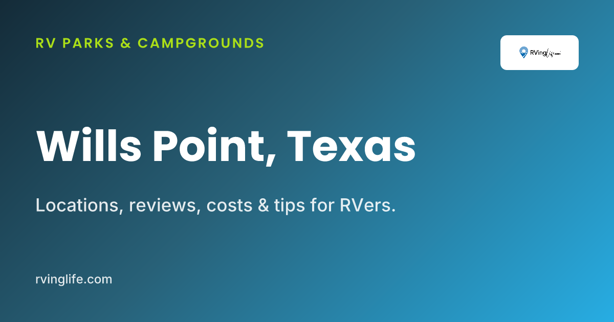 RV Parks In Wills Point, Texas